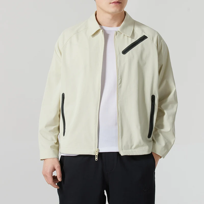 

Мужская куртка Under Armour для спорта и фитнеса, тренировок, бега, повседневная, модная, удобная, тканая куртка-топ 1383029-273