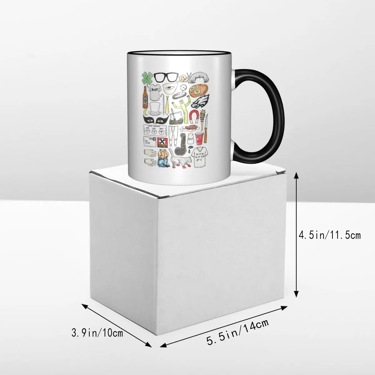 ALWAYS SUNNY Iconic Times Mug Funny Ceramic Coffee Cups Tea Mugs Milk Cup Drinkware Gifts for Friends