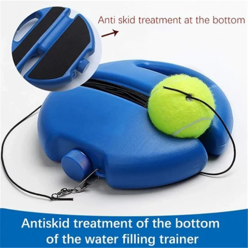 Améliorez vos compétences de tennis n\'importe où avec la base de ULélastique Rebound Ikand, parfaite pour l\'entraînement de tennis en intérieur et