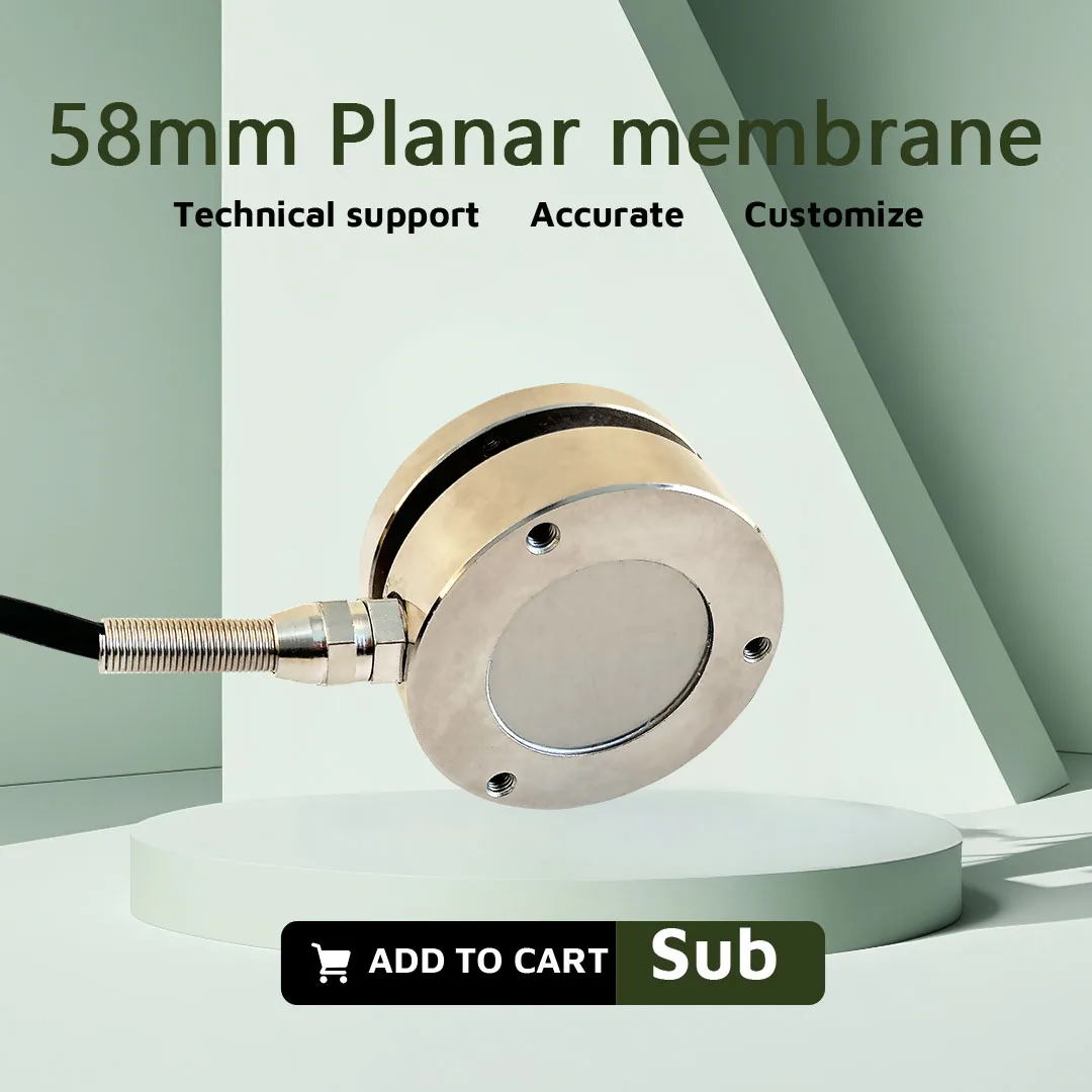 58mm 로드셀 평면 다이어프램 중량 센서 전자 저울 10KG 20KG 50KG 100KG 200KG 교육 과학 기술