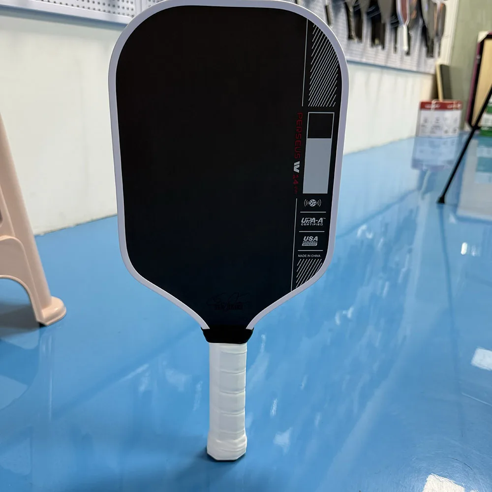 2025 pacote de caixa de presente perseus pro iv remo de pickleball alongado 16mm 14mm gen4 núcleo toray t700 fibra de carbono superfície áspera