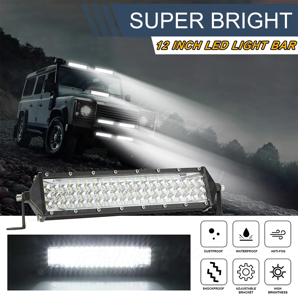 CHUSYYRAY 2PCS Car lights Super Bright LED Headlights High Low Beam Fog Light Bulb White 6000K led lights for car