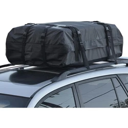 Waterproof Cargo Bag 600D Car Roof Cargo Carrier Universal Luggage Bag Storage Cube Bag For Travel Camping Luggage Storage Box