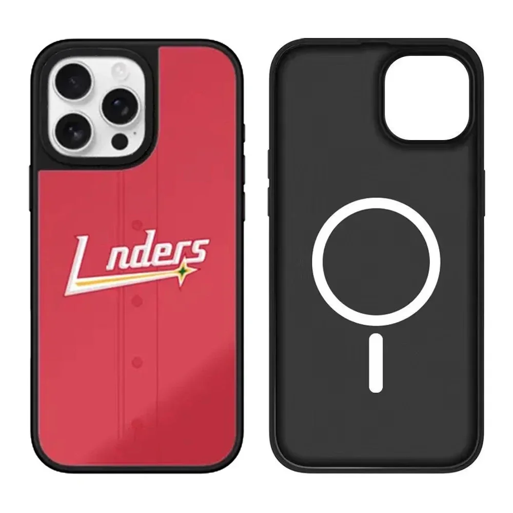 قميص الحروف المطبوعة واقية مرآة MagSafe حافظة آيفون 12 13 14 15 16 برو ماكس غطاء شل #4