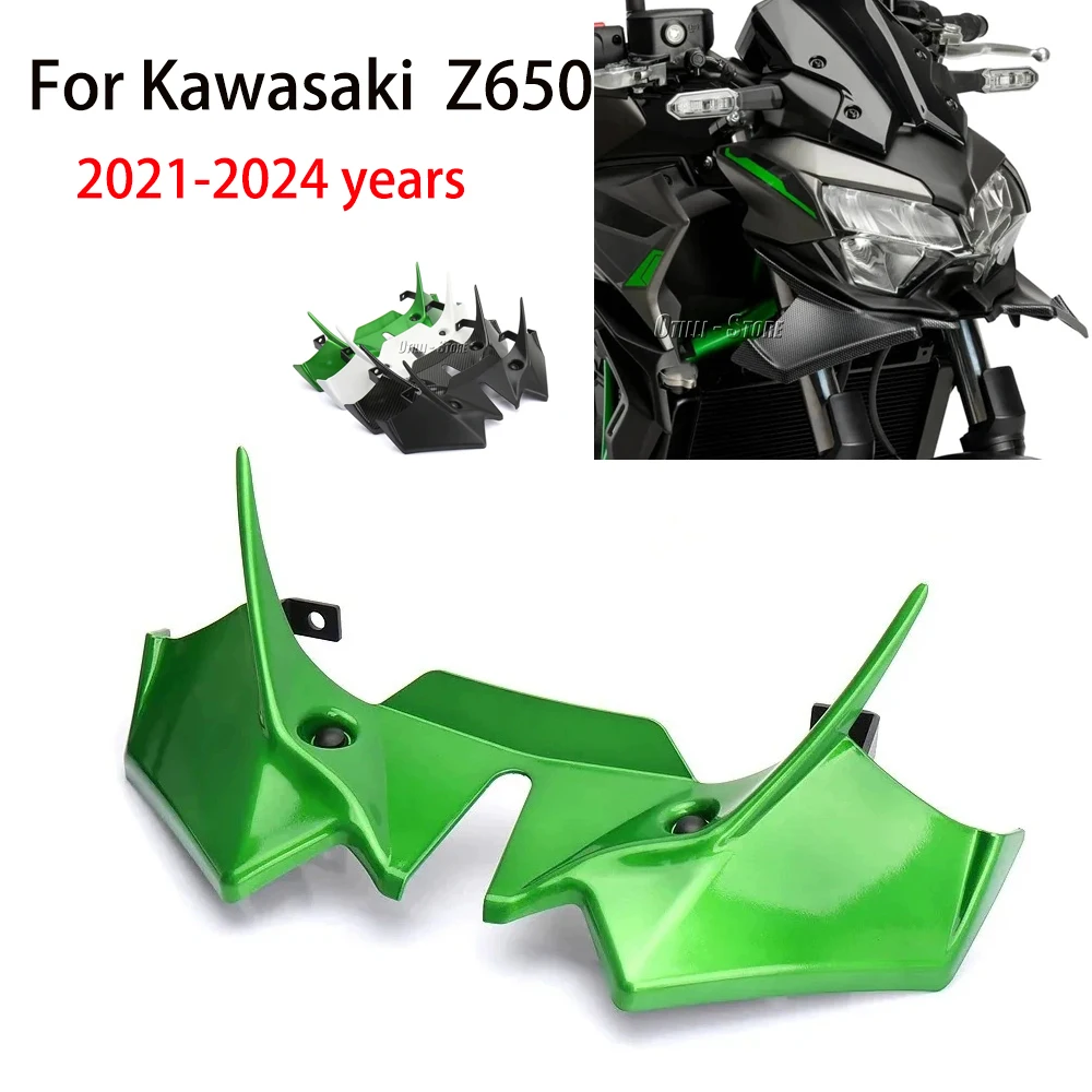 

For Kawasaki Z650 2021-2024 years Motorcycle Modification Accessories Lower Lip Fixed Wing Fairing Guide Plate