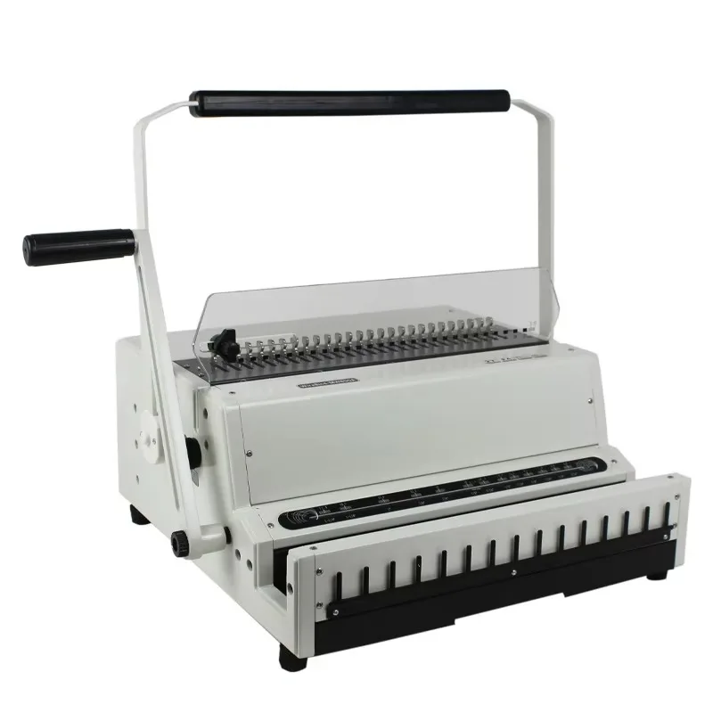 

Мощный ручной перфоратор для переплета проволокой, устройство для перфорации книг и документов, набор инструментов для офиса и домашнего использования