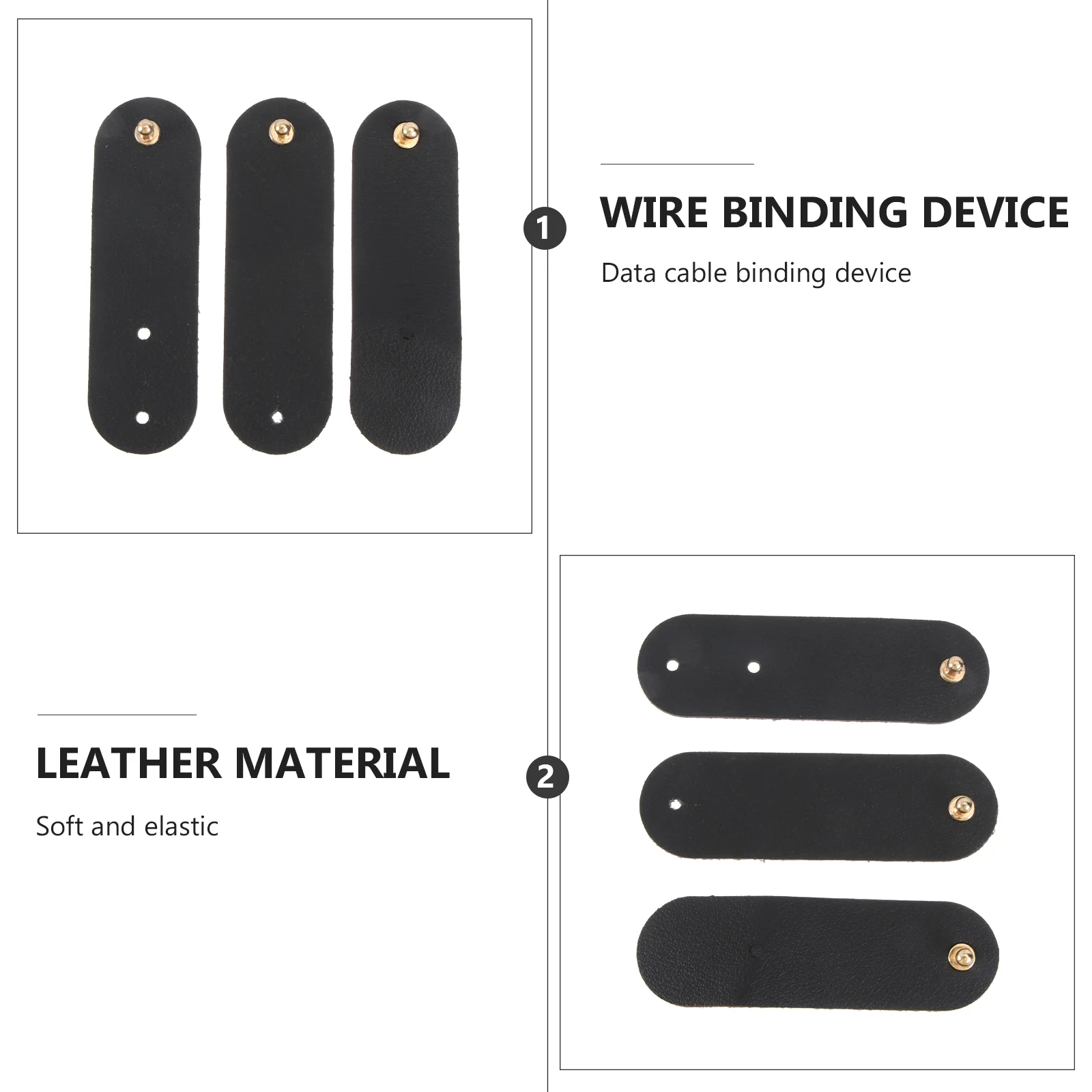 

3pcs Cord Headphone Organizer Wrap Winder Handmade Earphone Cable Strap Usb Holder Wire Organizer For Earbud Wrapped