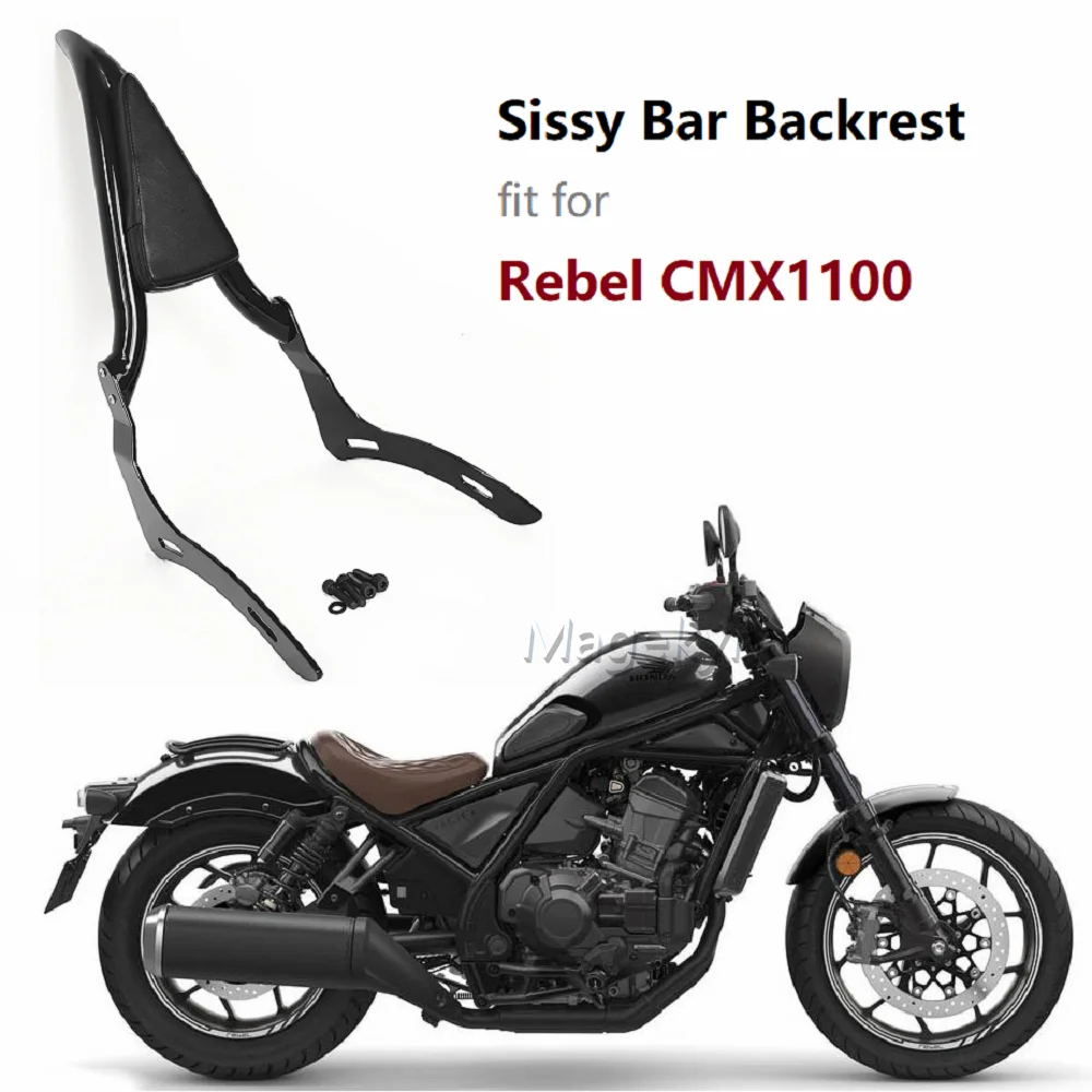 Rear Sissy Bar Backrest for Honda Rebel CMX 1100 CMX1100 2020-2023 Accessories