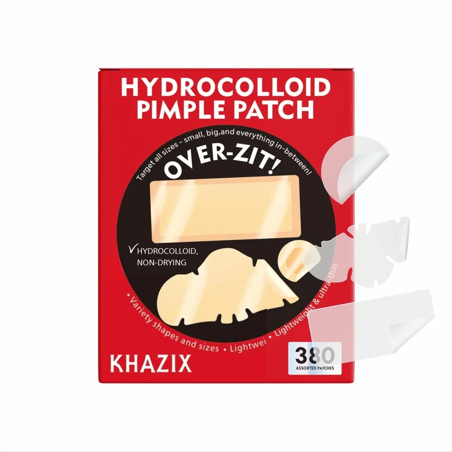 380 قطعة من رقع حب الشباب للوجه، رقع كونسيلر، رقع البثور، هيدروجيل رفيع للغاية وغير مرئي وجيد التهوية