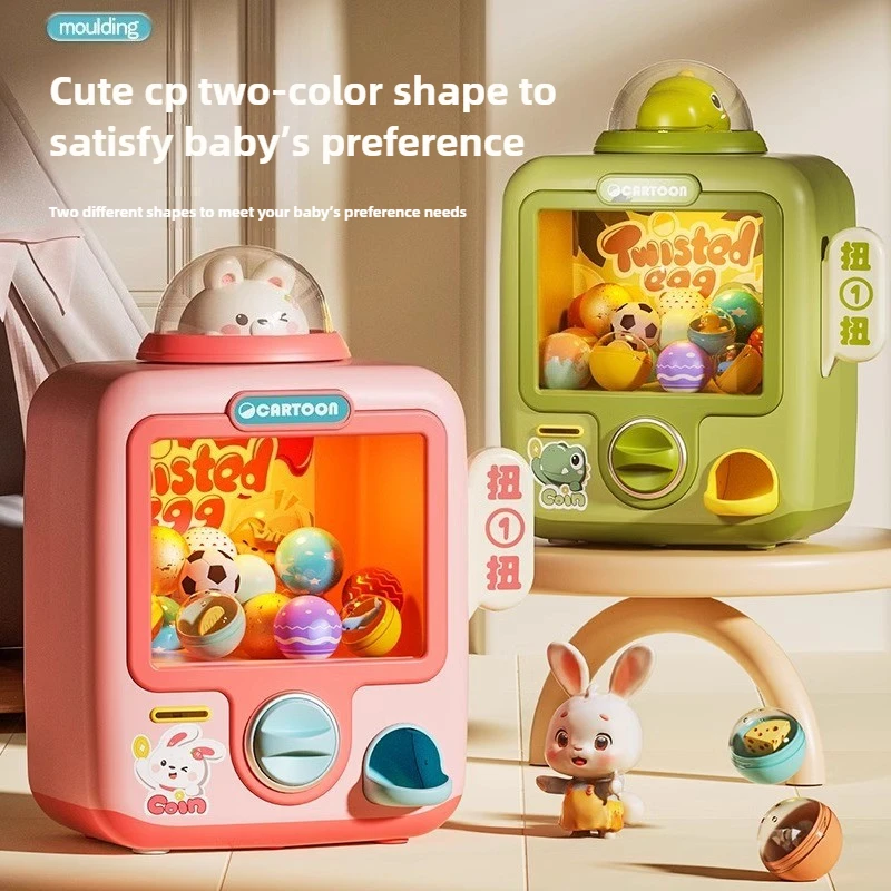 Children Desktop Game Machine Surprise Blind Ball Coin Play Mini Clip Doll Claw Arcade Machine Birthday Christmas Toys for Kids