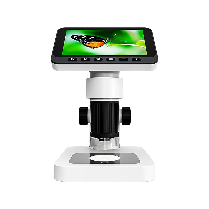 

4.5 inch screen digital microscope electron microscope 5M pixel maintenance and identification far focal length