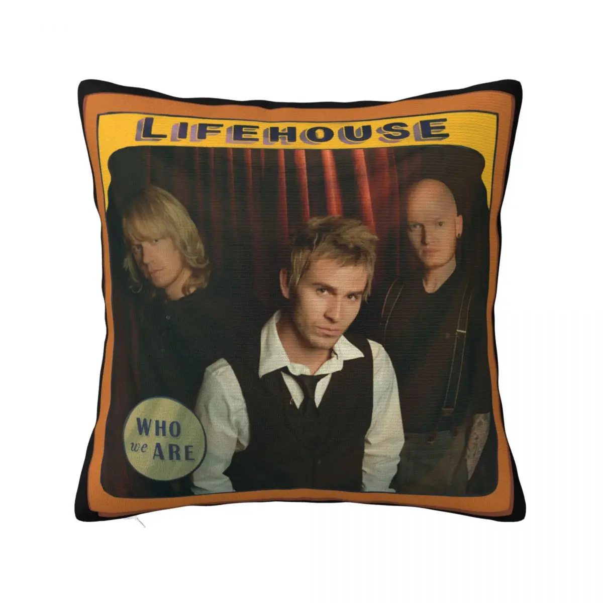 Lifehouse The Band Rare Who We Are 2007 Tour Dates Mens Large Alt Rock Trend Pillow Case