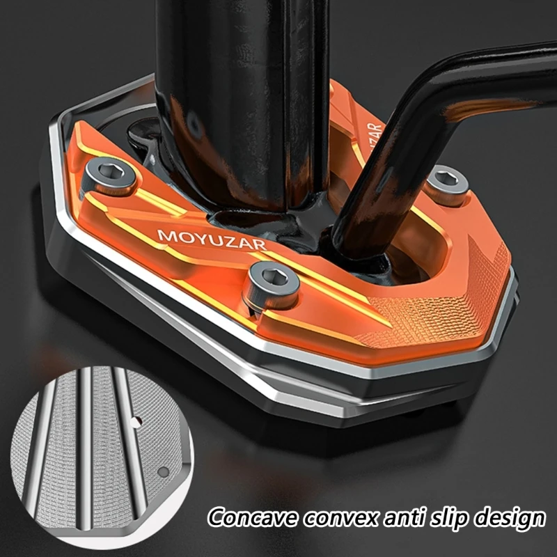 

Aluminum Alloys Bicycles Side Stand Scooter Kickstand Extension Enlarger Plate Pad for Mzmix/MMax2 110p Easy Installation 24BD