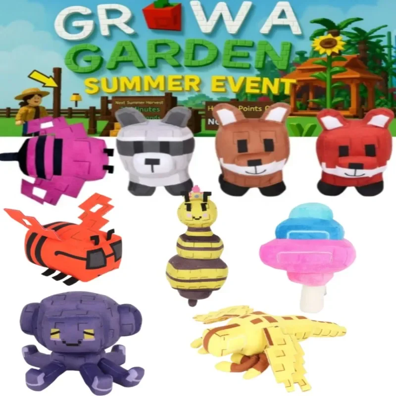 

TreasuringU Grow Garden Wolf плюшевые игрушки игра мультфильм енот лиса мягкие куклы подушка мягкая игрушка Brinquedos подарок на день рождения