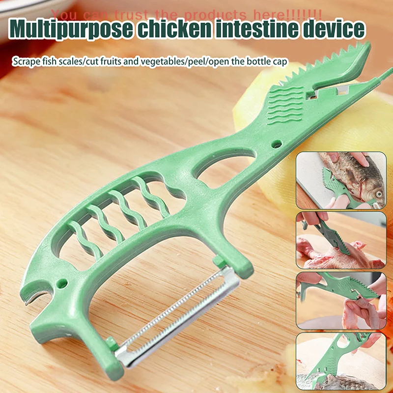 

1Pcs Multi-purpose Thickened Poultry Intestine Scissors Chicken Duck Goose Intestine Knife Fish Bowel Knife Kitchen Accessories