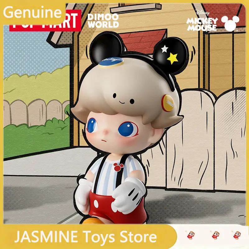 POP MART Mega Just Dimoo 400% Disney Mickey Mouse Collectible Figurine Home Desktop Decorative Ornament For Adult Collection