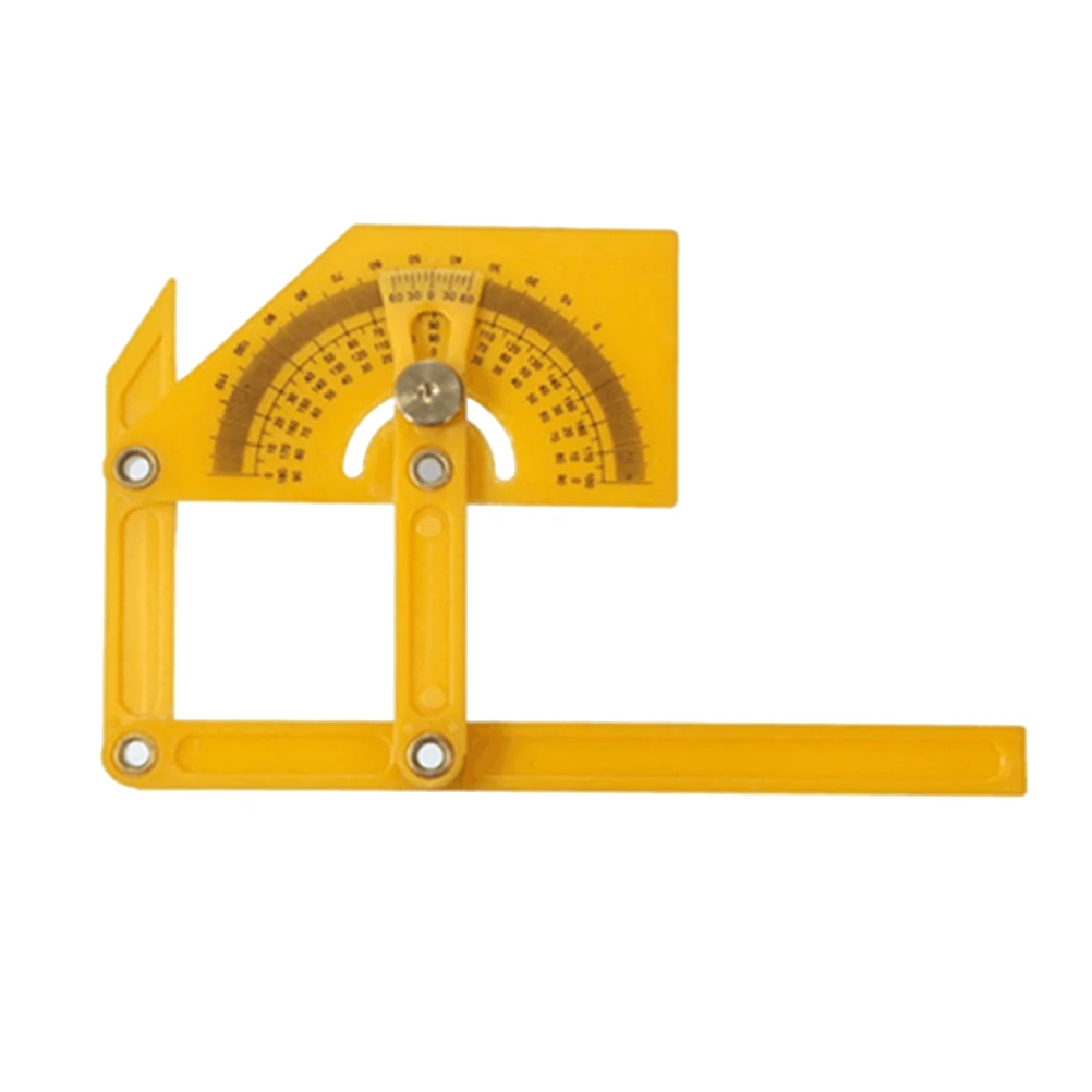 

Foldable Ruler Multi Angle Measuring Instrument Durable ABS Plastic Easy Deformation Wear Resistant Comfortable Feel Unique