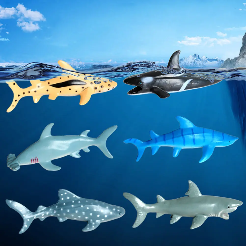 6pcs-simulation-ocean-animal-craft-plaything-desktop-ornament-home-decoration-photo-prop-teaching-tool-shark-series-jaw