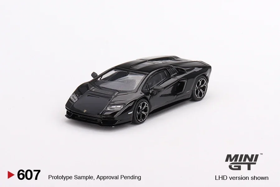 Modèles de voitures Lamborghini Countach LPI 800-4 Nero moulé sous pression, les garçons aiment la collection de jouets, cadeaux de vacances pour les amis, 1:64