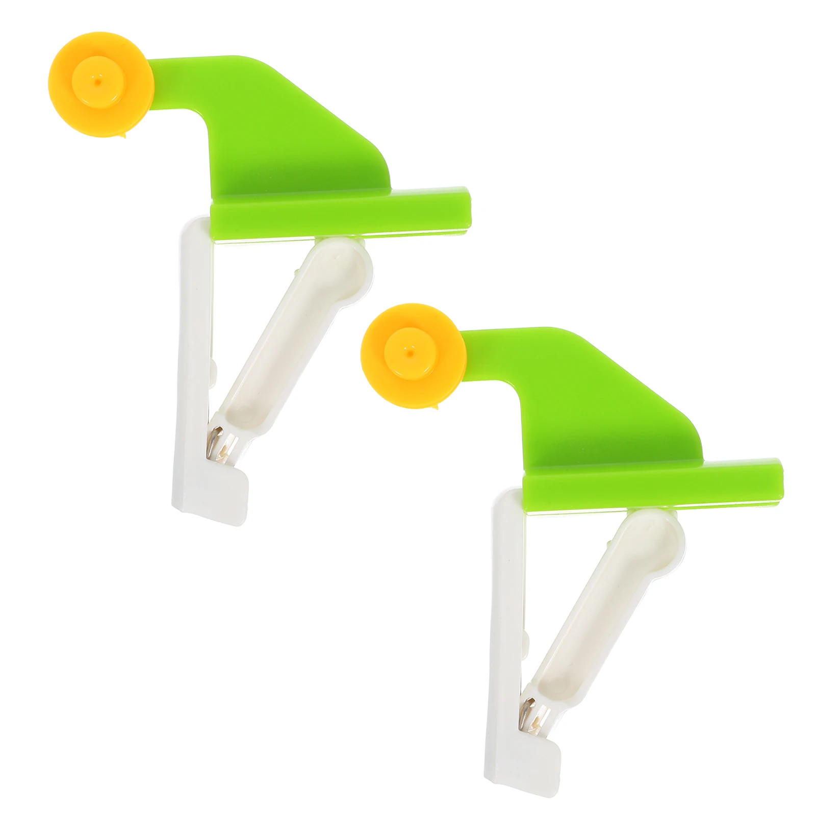 2 set 2 Sets Kids Mechanical For Experiments Table Clamp Fixed Blocks Physics Learning Tools Crane Easy Assembly Sturdy Plastic