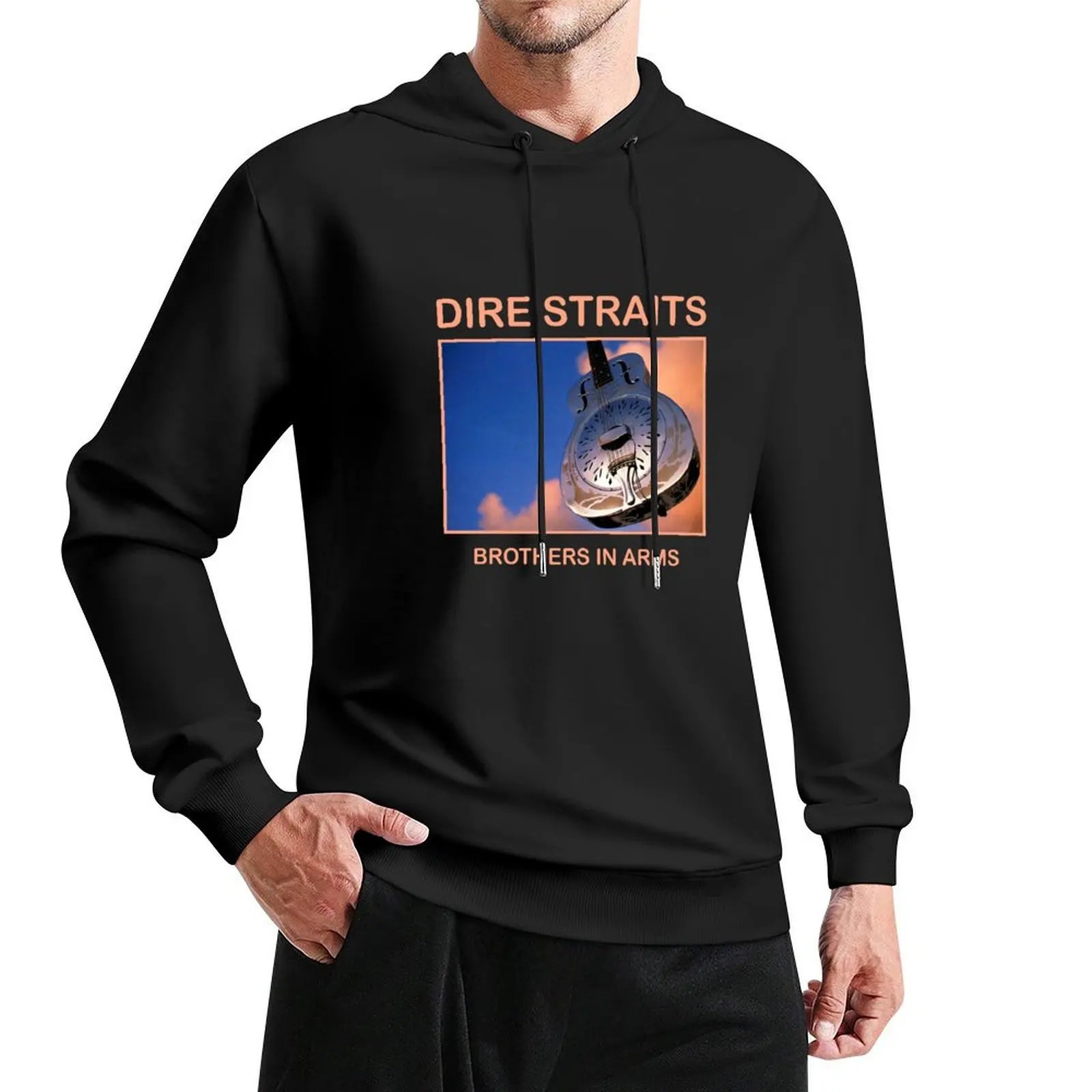 

Dire Straits Brothers In Arms Guitar. Pullover Hoodie autumn clothes men's winter sweater hoodie for men