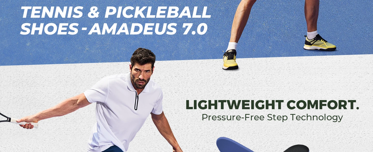 FitVille Herren-Tennisschuhe mit extra breiter Zehenpartie, Gym- und Pickleball-Schuhe für Herren, lässige Sportschuhe, Walkingschuhe mit Fußgewölbestütze, Herbst – Detail 3