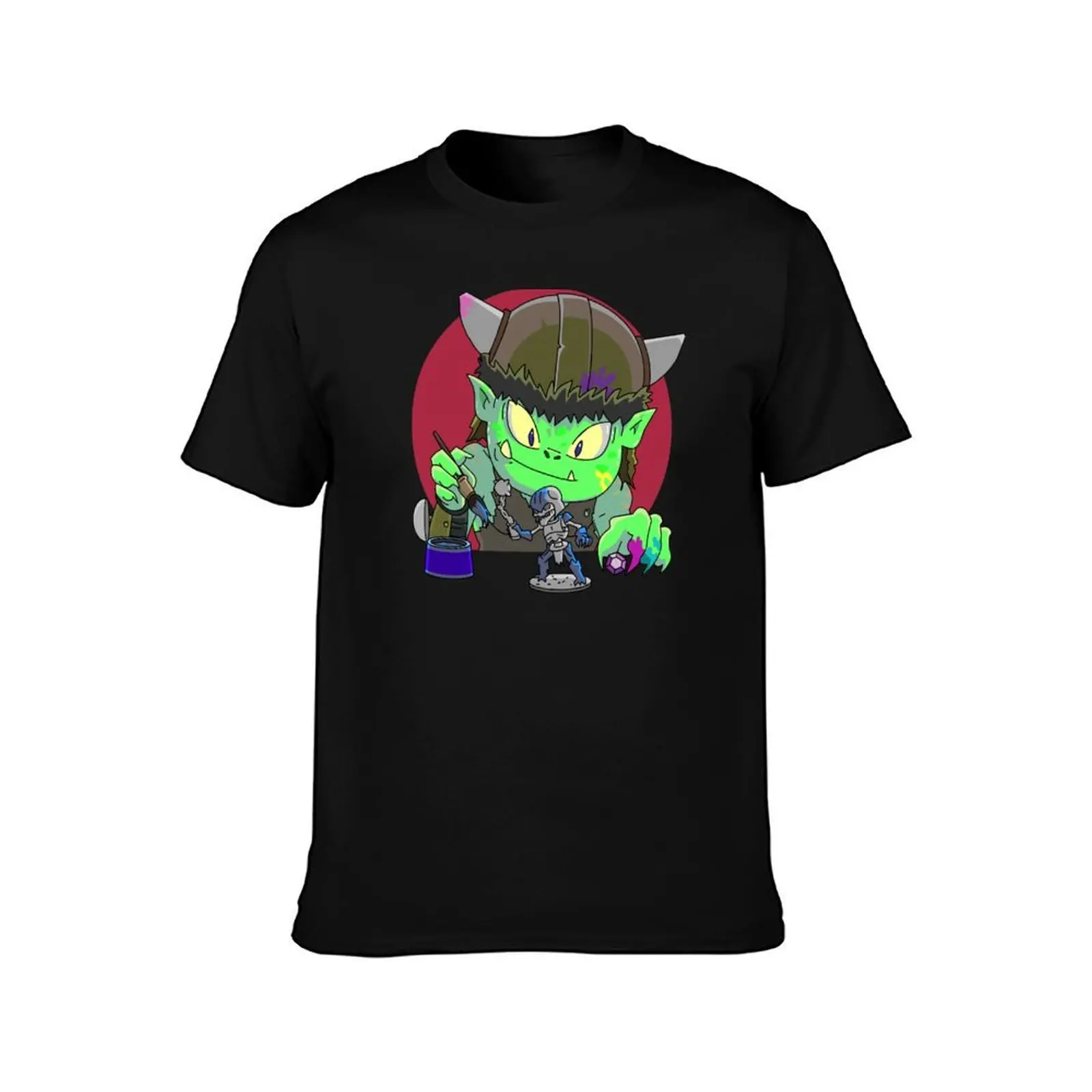 Miniature Battle Paints T-Shirt Plus Size Quick Dry Sports Tee