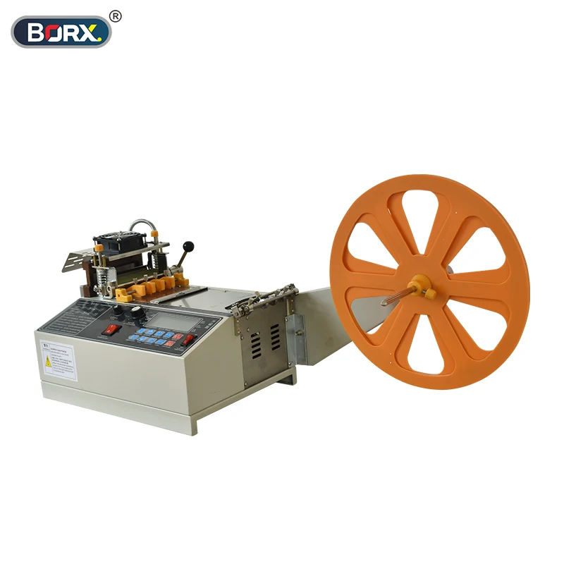 Automatic Computer Cloth Tape Cutting Machine ，Hot and Cold Knife Magic Sticker Tube Zipper Heat Shrink Cutter Cutting Machine