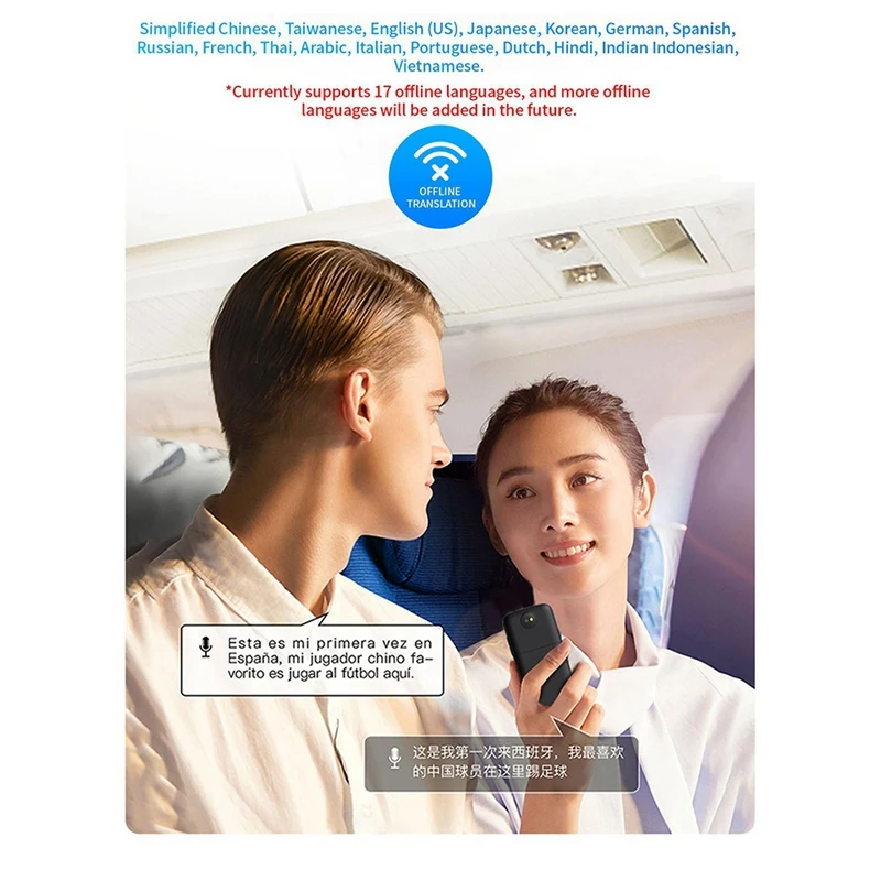 2025 New T7pro Real-Time Language Translator Voice Text Photo Translate Chatgpt Speak Freely Touch Screen Headphone Electronic - Image 2