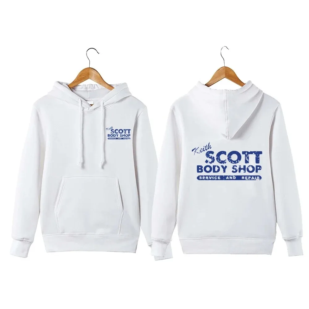 Stile Vintage Keith Scott Body Shop Hoodies Mens Con Cappuccio One Tree Hill Meccanico Di Auto Keith Scott Negozio Di Corpo Con