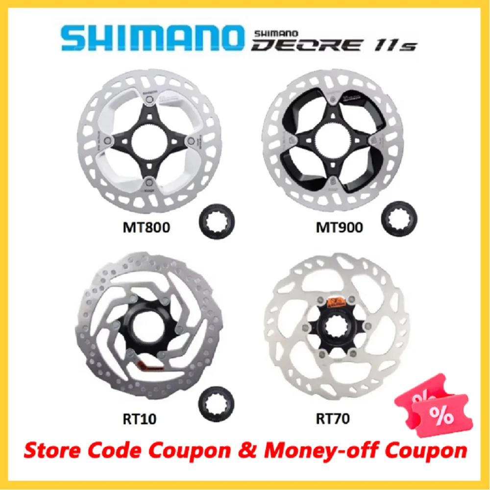 SHIMANO DEORE XT MT900/MT800/RT10/RT70 Ротор дискового тормоза Центральный замок MTB Горный велосипед Дисковый тормоз Оригинал