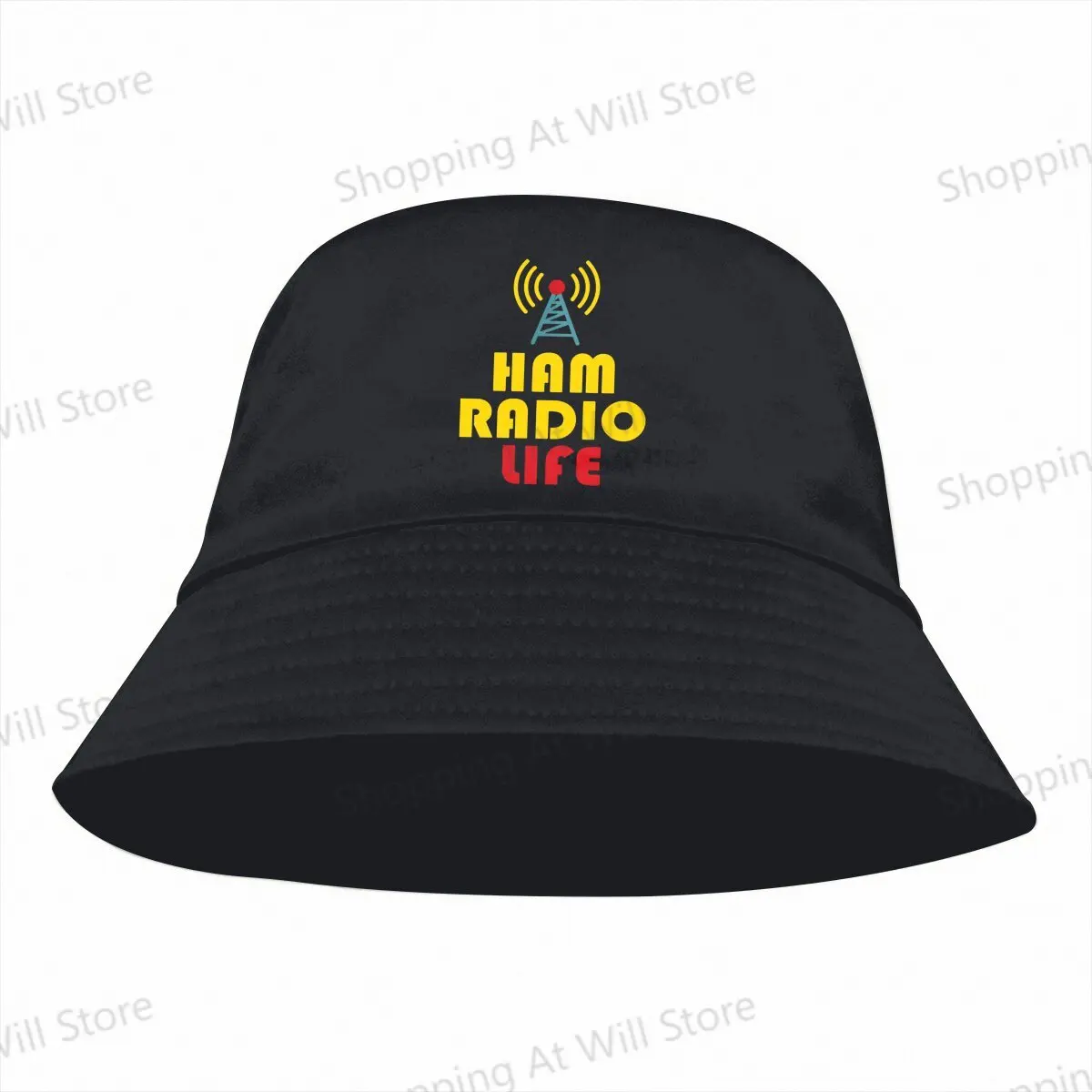 Ham Radio Life Amateur Dad Emergency Communications Operators Unisex bob Bucket Hats Men And Women Outdoor sports cap