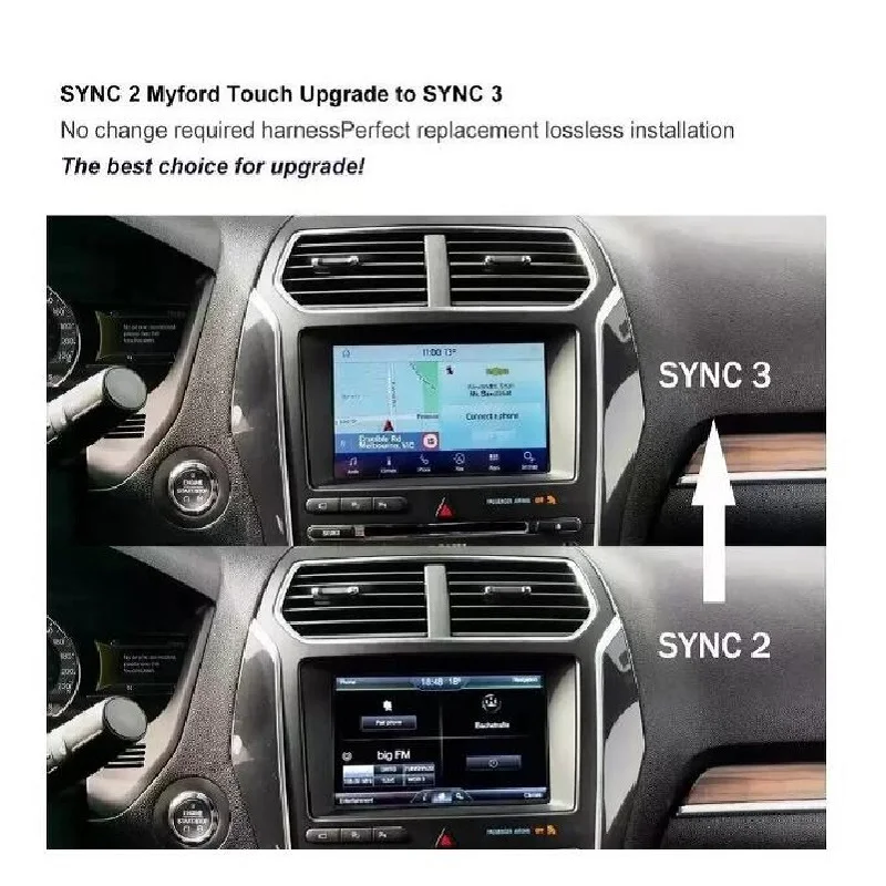 

Factory SYNC2 to SYNC3 Upgrade Kit APIM Module Antenna Carplay GPS Navigation Fit for Ford Lincoln Sync 3 8G no-Map