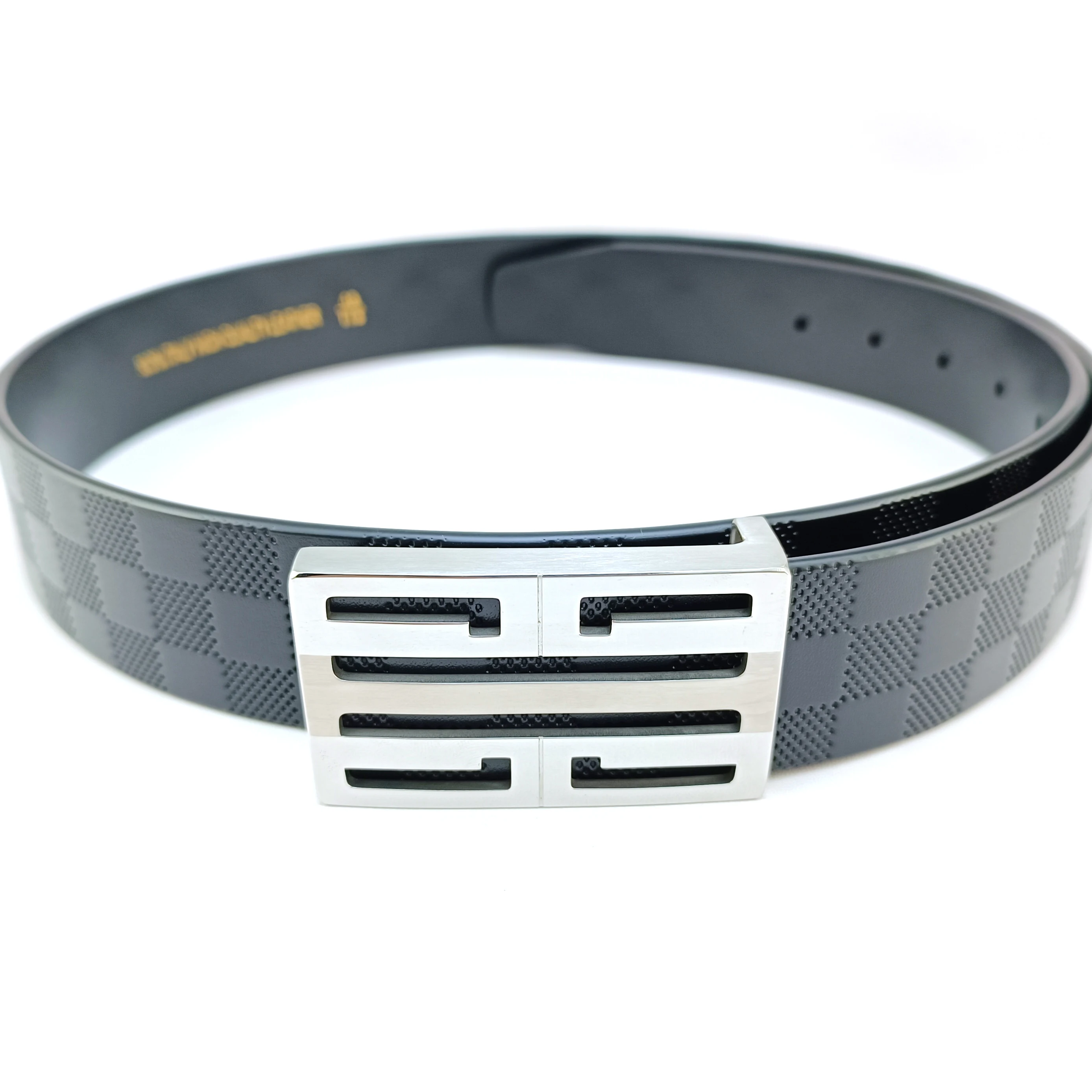 

Men's Lengthened Belt Fashion Belt Cow Belt Famous Designer Belt Buckle Head Stainless Steel Belt Buckle 3.8cm Global Free