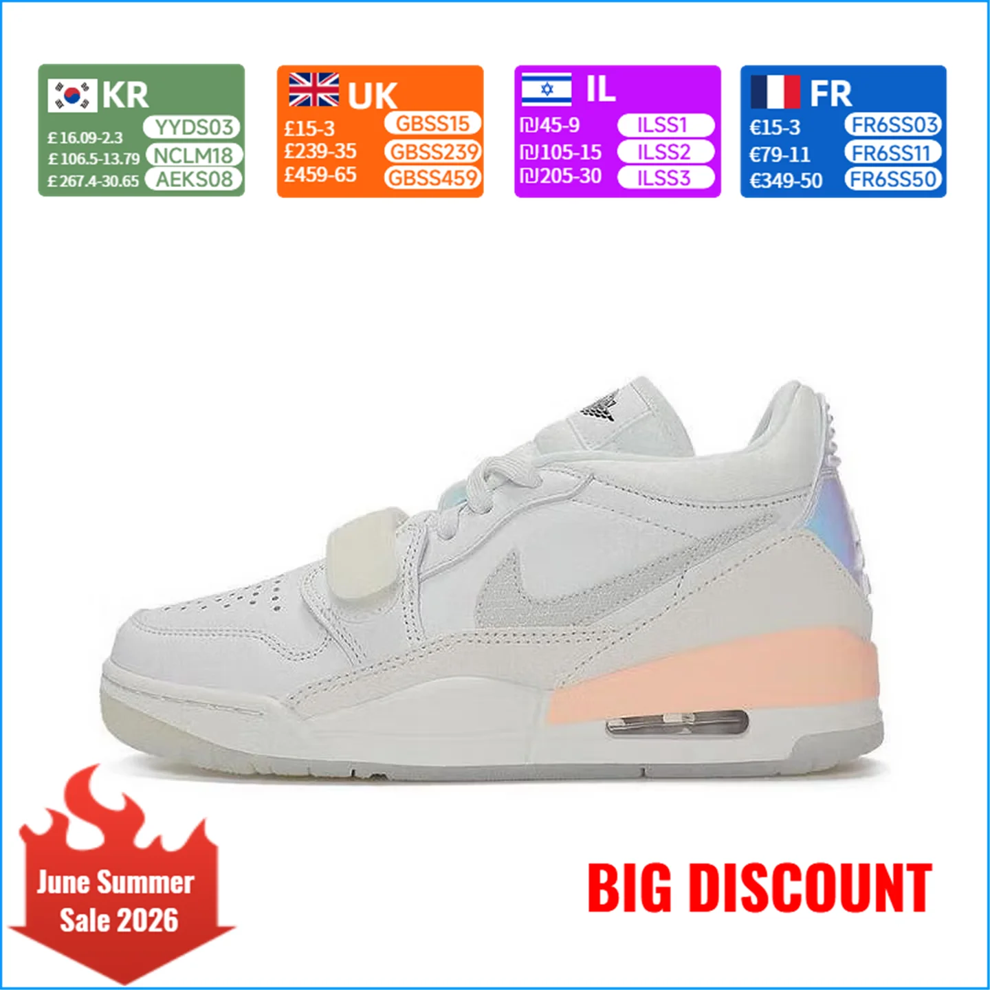 

Nike Legacy 312 Low WMNS CNY Leather “Year of the Snake” Slip-Resistant Durable Retro Basketball Shoes Women's White HF3182-10