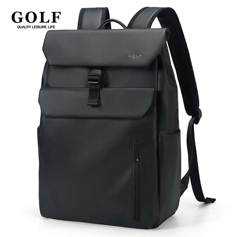 GOLF Fashion Backpacks for Work Men Business Backpack 15.6 Laptop Compartment Nylon Anti Theft Waterproof Back Pack Expandible