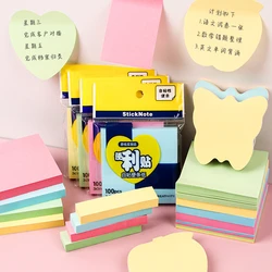 100Sheets Color Post-it Notes Sticky notes Pads Posits Stationery Paper Stickers Posted It Memo Notepad Notebook School Office