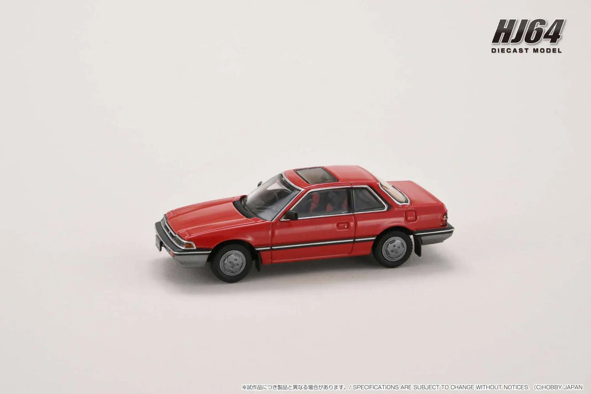 Diecast HOBBY JAPAN 1:64 Scale Honda PRELUDE XXAB HJ64 Alloy Car Model view 2