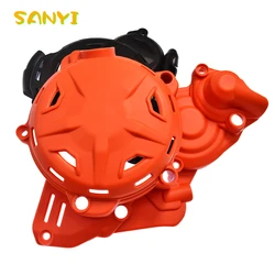 2024 Motorcycle Clutch Cover Ignition Protector Guard For KTM EXC250 EXC300 XCW250 XCW300 Husqvarna TE250 TE300 PRO 2T 250 300