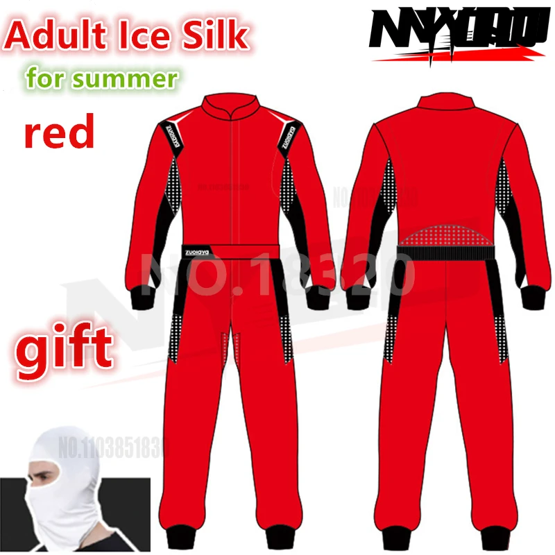 Kart Off Road Vehicle F1 Rally Summer Adult Racing Suit XS-6XL Kart Suit High Density Elastic Twill Fabric Motorcycle Jacket