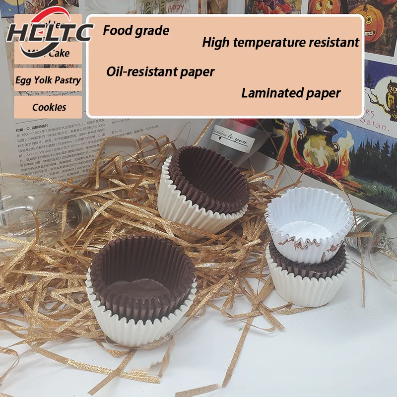 High-Temperature Resistant Baking Chocolate Paper Cups Bread And Cake Paper Cups (100 Pieces Per Pack)