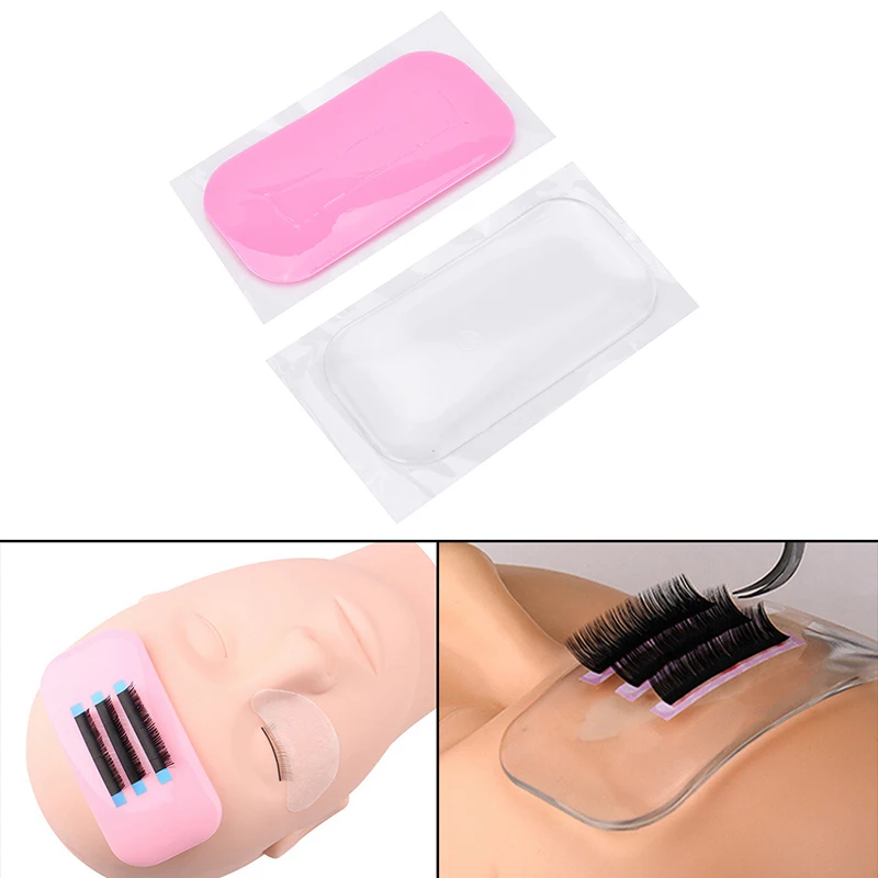 Collection Silicone False Lashes Holder Pad for Eyelash Extensions Makeup Tool