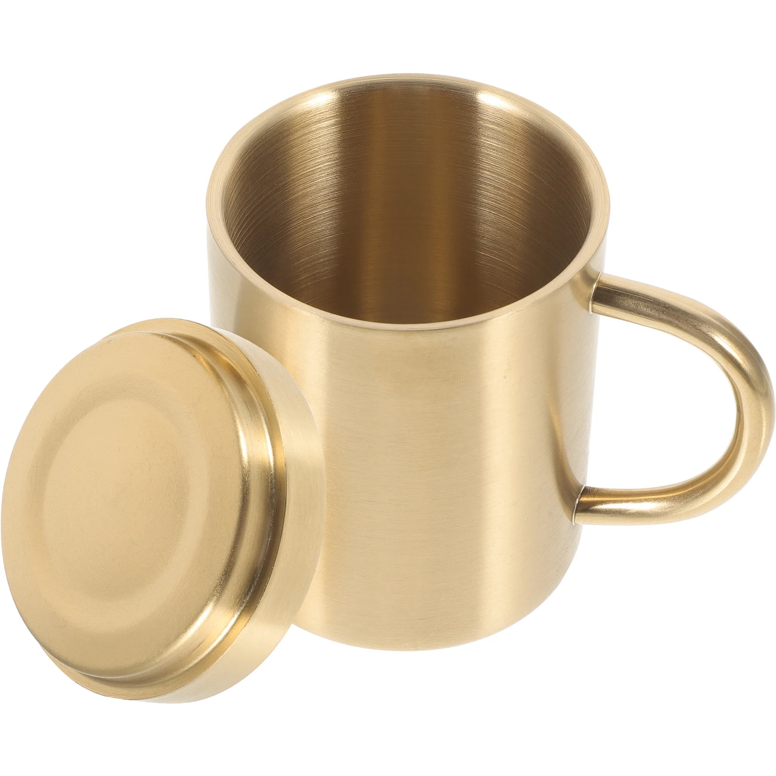 

Thickened Stainless Steel Water Cup Double Walled Camping Gift Kitchen Supply Home Use Mug Beverage Cup Daily Use