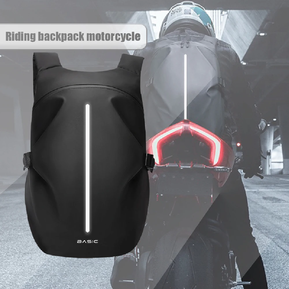 

New Classic Large Capacity Multifunctional Motorcycle Helmet Bag Waterproof Motorcycle Backpack Reflective Bicycle Travel Bag