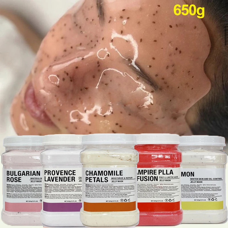 

650g 100% Nature Soft Hydro Jelly Mask Powder Whitening Nourishing Facial Beauty Skin Care Mask