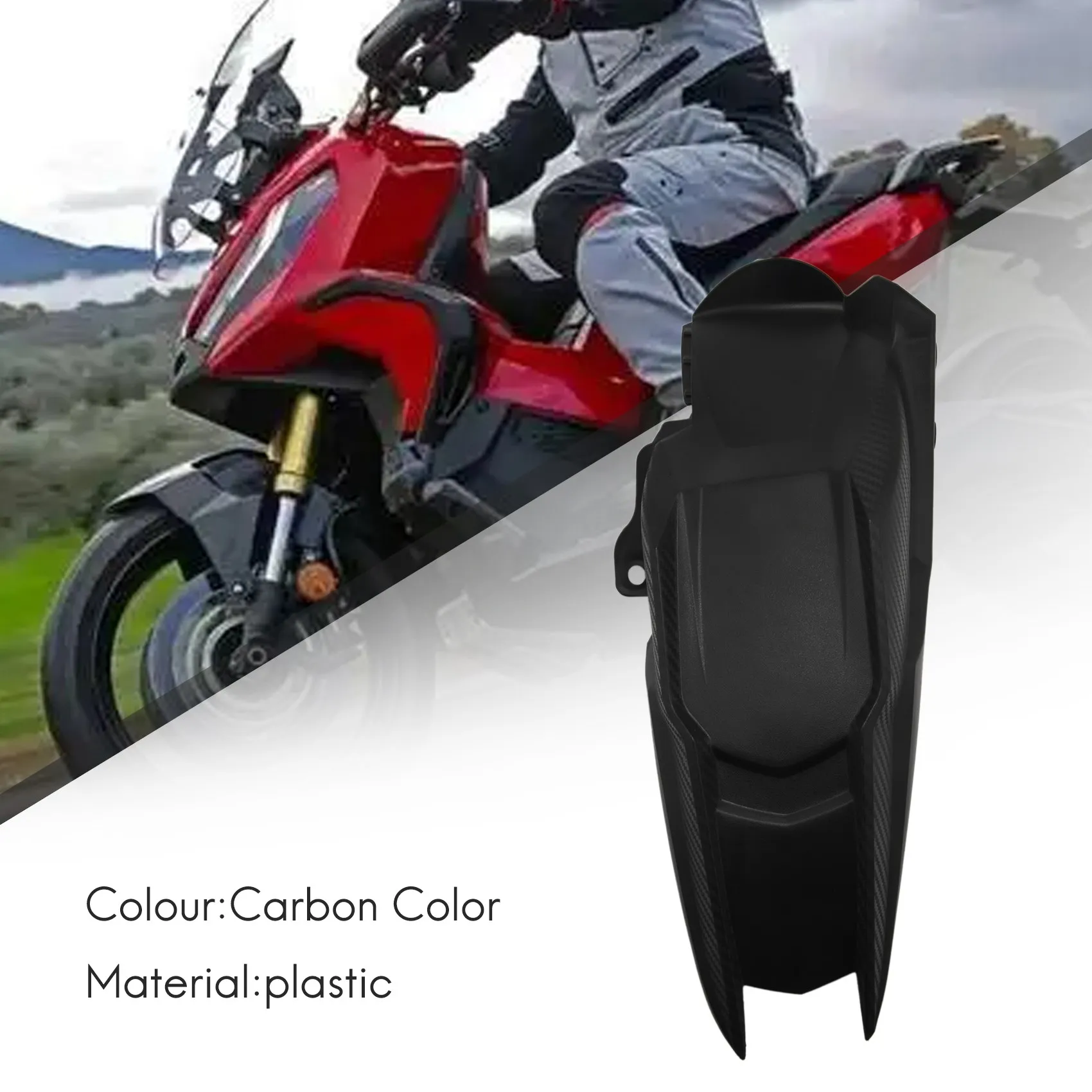 A64P-Motorcycle Carbon Fiber Mudguard Wheel Hugger Splash Guard Mud Block Rear Fender For ADV150 ADV 150 2019-2020 ADV-150