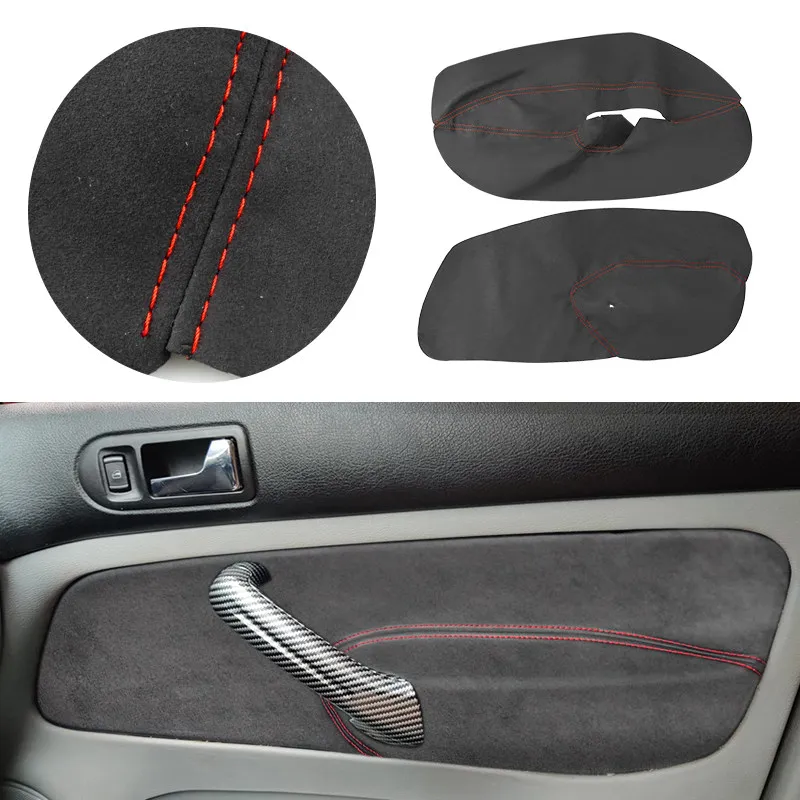 

Only 4 Doors For VW Golf 4 MK4 Bora Jetta 1998 1999 2000 2001 2002 2003 2004 2005 Car Door Panel Armrest Suede Leather Cover