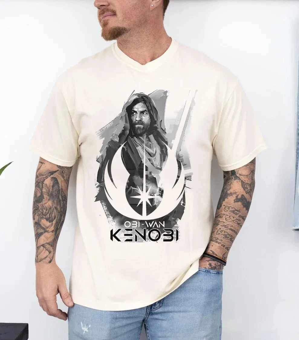 Star Wars Jedi Obi-wan Kenobi sable de luz Vintage camiseta Disney Hollywood Studios viaje Galaxy's Edge Tee