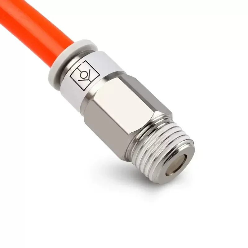 AKH Pneumatic Check Valve One-way Exhaust Valve Straight-through SPC8-02 VPC8-01 Prevents Air Backflow BSPT Thread 1/8 1/4 3/8