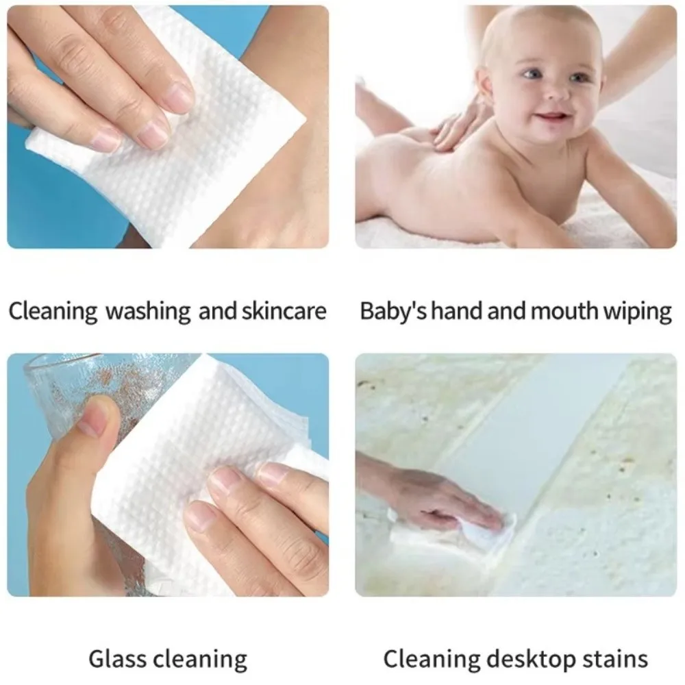 New Portable Disposable Face Towels Disposable Soft Fabric Portable Towels Absorbent Quick Expanding Disposable Wipes Camping